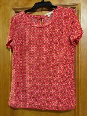 Banana Republic Short Sleeve Blouse Size 10